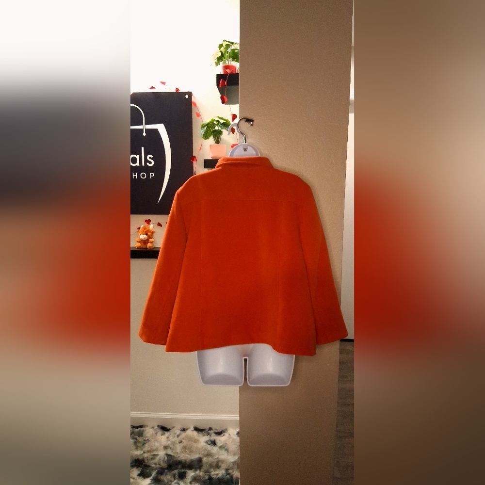 Chico's Wool Swing Jacket Size 3 - Picture 10 of 15